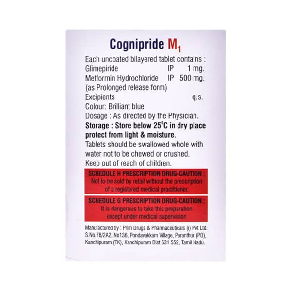 Cognipride M 1mg Strip Of 10 Tablets