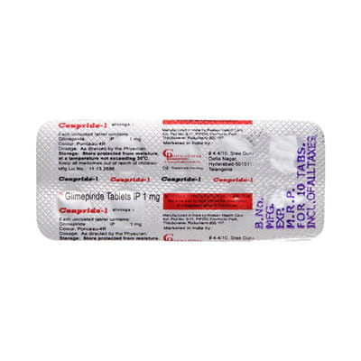 Conpride 1mg Strip Of 10 Tablets