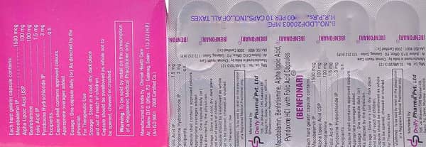 Benfonar Strip Of 10 Capsules