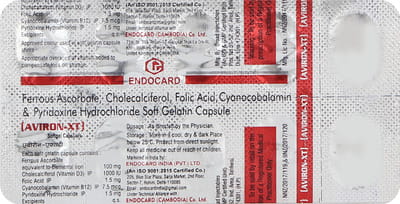 Aviron Xt Strip Of 10 Capsules