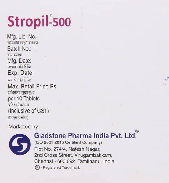 Stropil 500mg Strip Of 10 Tablets