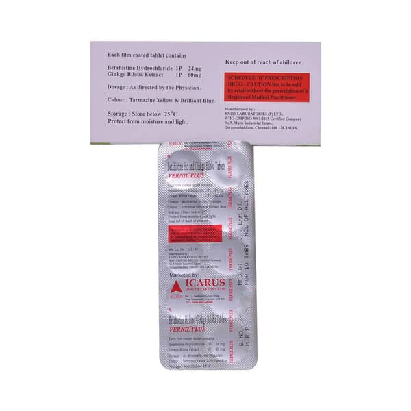 Vernil Plus Strip Of 10 Tablets