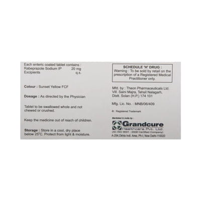 Bravia 20mg Strip Of 10 Tablets