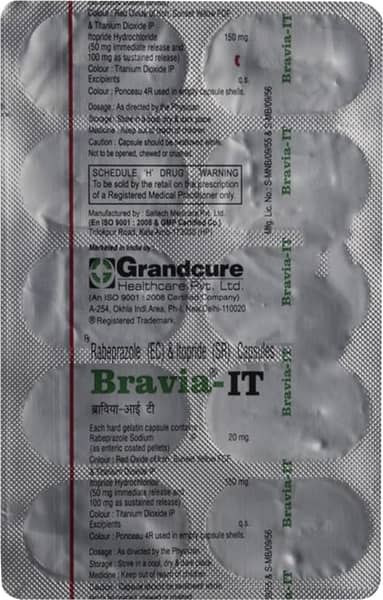 Bravia It Strip Of 10 Capsules