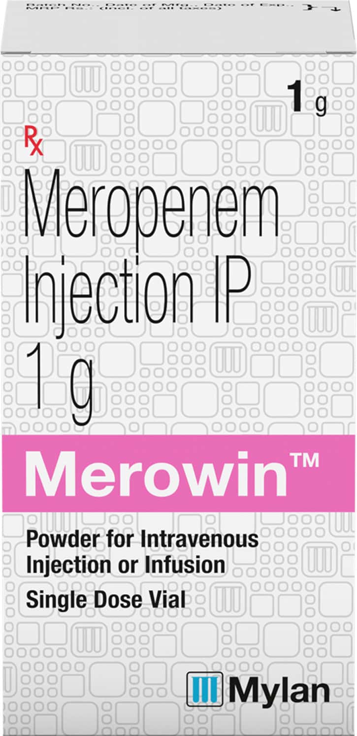 Me Rolin Injection Merowin 1 G Powder For Injection (1): Uses, Side Effects, Price ...