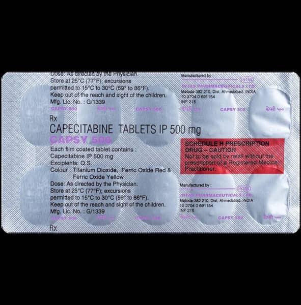 Capsy 500Mg Strip Of 10 Tablets