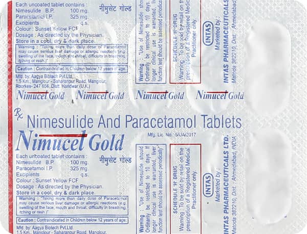 निमुसेट गोल्ड टैबलेट