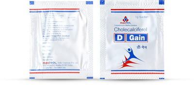 D Gain 60000iu Sachet Of 1gm Oral Powder