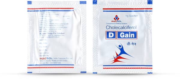 D Gain 60k Sachet Of 1gm Oral Powder