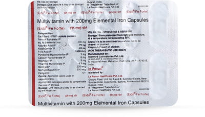 Eido Fe Forte Strip Of 10 Capsules