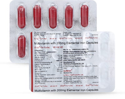 Eido Fe Forte Strip Of 10 Capsules