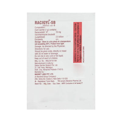 Racigyl Sb Sachet Of 1gm Oral Powder