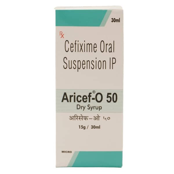 Aricef O 50mg Bottle Of 30ml Dry Syrup