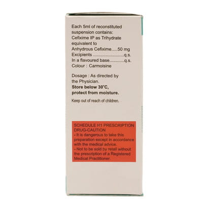 Aricef O 50mg Bottle Of 30ml Dry Syrup