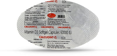 Calcijoint D3 Strip Of 4 Capsules