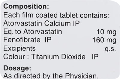 Cardiozen Fb 10mg Strip Of 10 Tablets