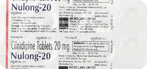 Nulong 20Mg Strip Of 10 Tablets