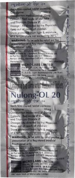 Nulong Ol 20mg Strip Of 10 Tablets