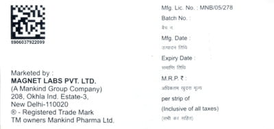 Brutaflam Mr 4mg Strip Of 10 Tablets