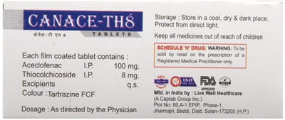 Canace Th 8mg Tablet