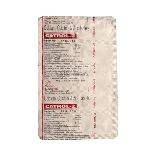Catrol Z Strip Of 10 Tablets