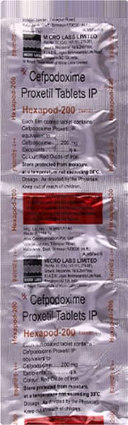 Hexapod 200mg Strip Of 10 Tablets