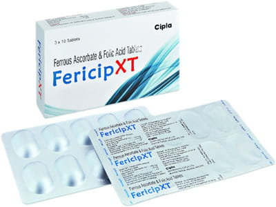 Fericip Xt Strip Of 10 Tablets
