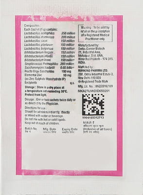 Flora Zn Orange Flavour Sachet Of 1gm Oral Powder