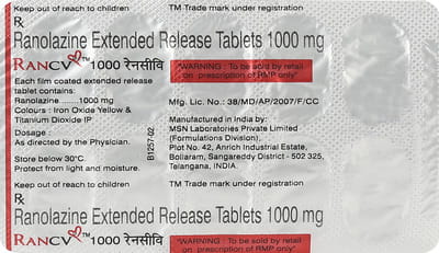 Rancv 1000mg Strip Of 10 Tablets