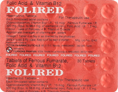 Folired Strip Of 30 Tablets