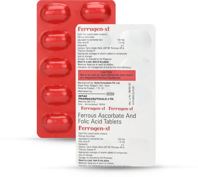Ferrogen Xt Strip Of 10 Tablets