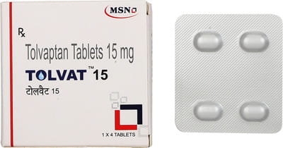 Tolvat 15mg Strip Of 4 Tablets