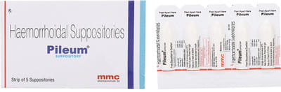 Pileum Strip Of 5 Rectal Suppositories