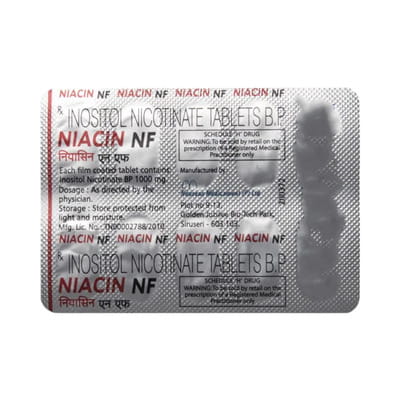 Niacin Nf 500mg Strip Of 10 Tablets