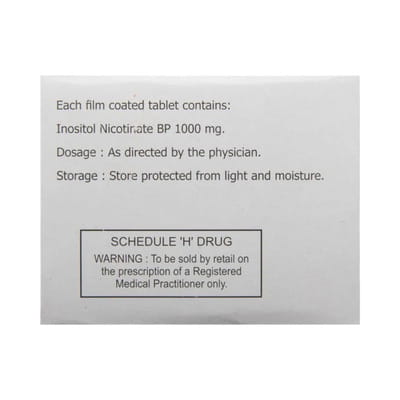 Niacin Nf 500mg Strip Of 10 Tablets