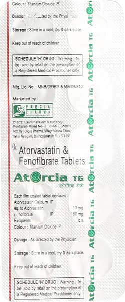 Atorcia Tg Strip Of 10 Tablets