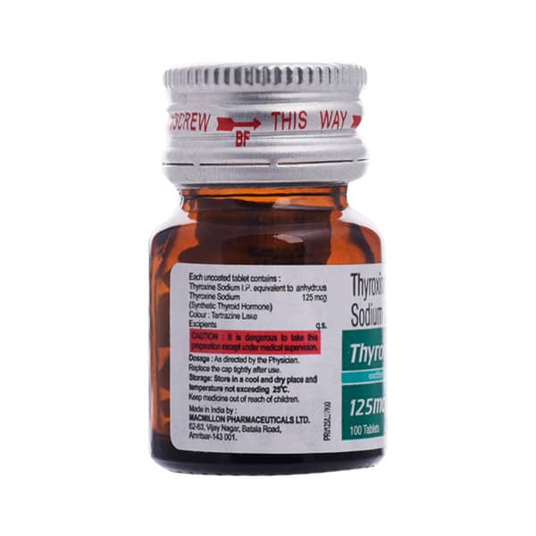 Thyrorich 125Mcg Bottle Of 100 Tablets