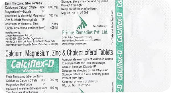Calciflex D Strip Of 10 Tablets
