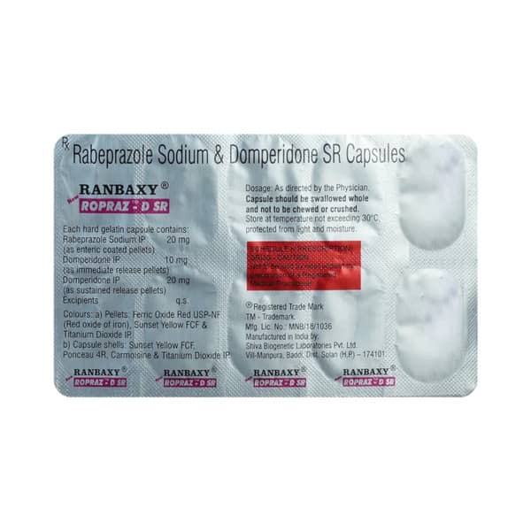 Ropraz Dsr Strip Of 10 Capsules