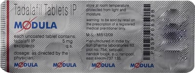 Modula 5mg Strip Of 10 Tablets
