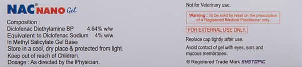 Nac Nano Tube Of 25gm Gel