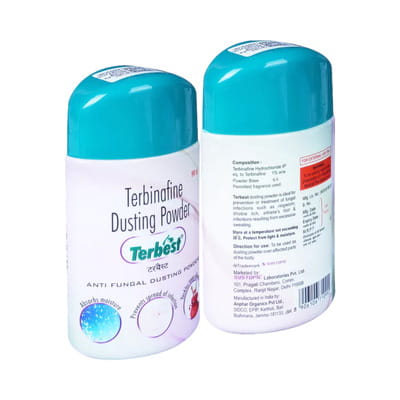 Terbest 1% Bottle Of 50gm Dusting Powder