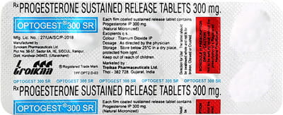 Optogest Sr 300mg Strip Of 10 Tablets