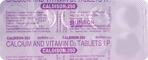 Caldison 250mg Strip Of 10 Tablets