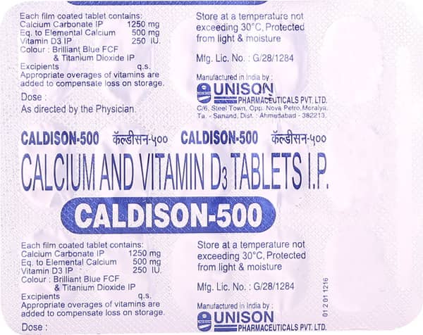 Caldison 500mg Strip Of 15 Tablets