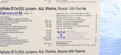 Conceva M Strip Of 10 Softules