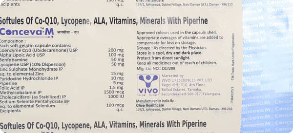 Conceva M Strip Of 10 Softules