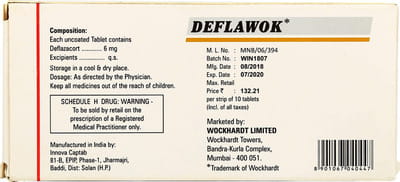 Deflawok 6mg Strip Of 10 Tablets