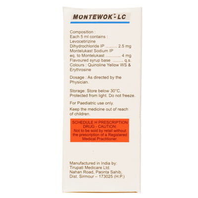 Montewok Lc Bottle Of 30ml Syrup