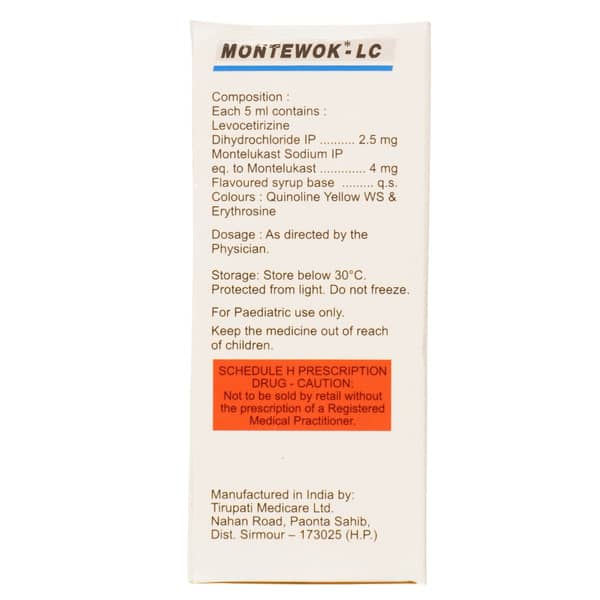 Montewok Lc Bottle Of 30Ml Syrup